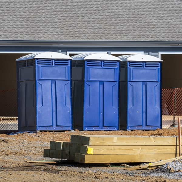 what is the expected delivery and pickup timeframe for the porta potties in Dublin California